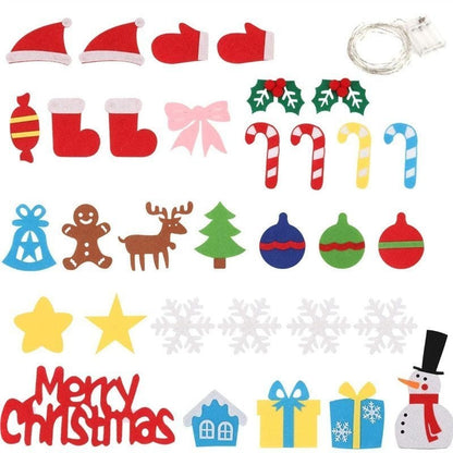 🎄2024 Felt Christmas Tree DIY Set