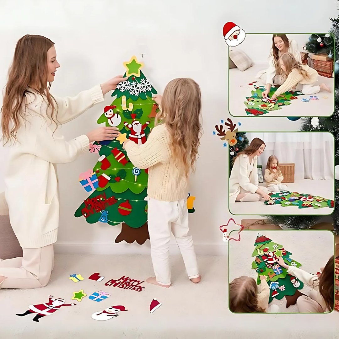 🎄2024 Felt Christmas Tree DIY Set
