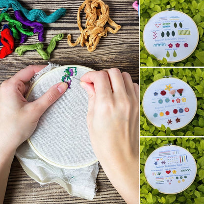 🔥Hot Sale 49% OFF-Embroidery Stitches Practice Kit (3 pcs)