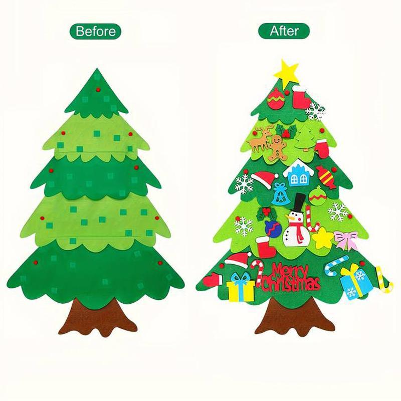 🎄2024 Felt Christmas Tree DIY Set