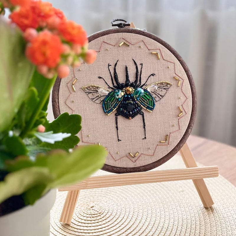 Kolaich Handmade Gorgeous Beetle Embroidery